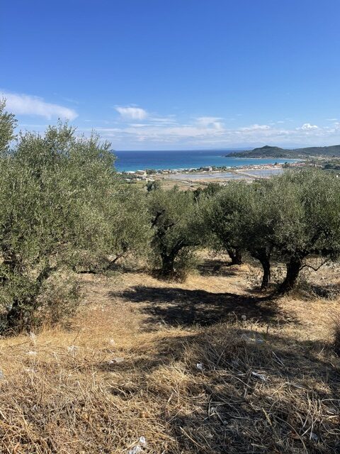 Prime Hillside Land for Sale in Katastari, Zakynthos – Panoramic Sea & Coastal Views